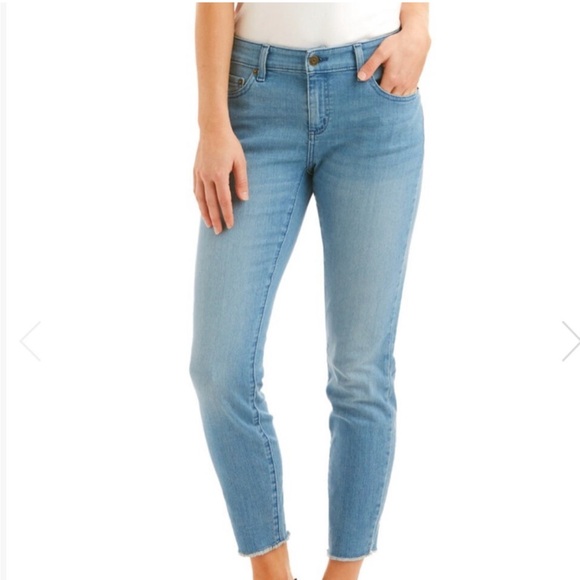 Vineyard Vines Furling Wash Raw Hem Skinny Denim Jeans Size 4 - Picture 2 of 8